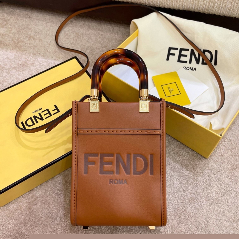 F**di top handle bags